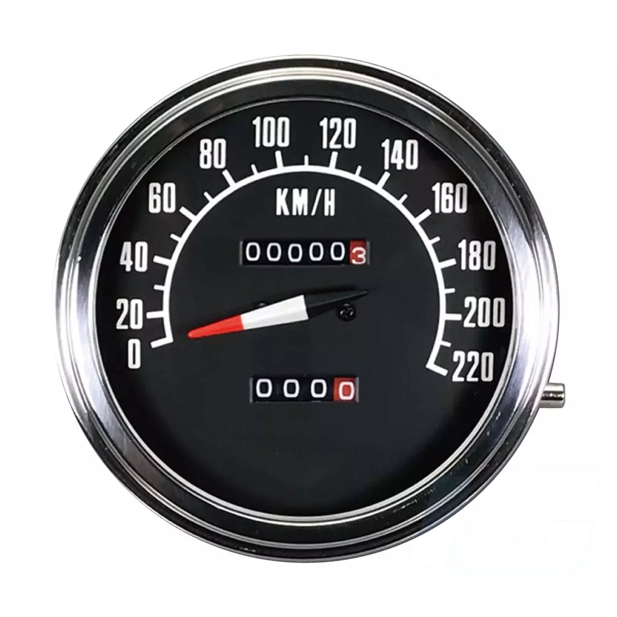Mechanical Speedometer With Odometer and Trimeter For Motorcycle